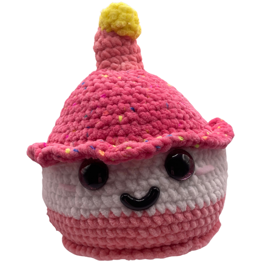 gehäkelte Geburtstagskuchen