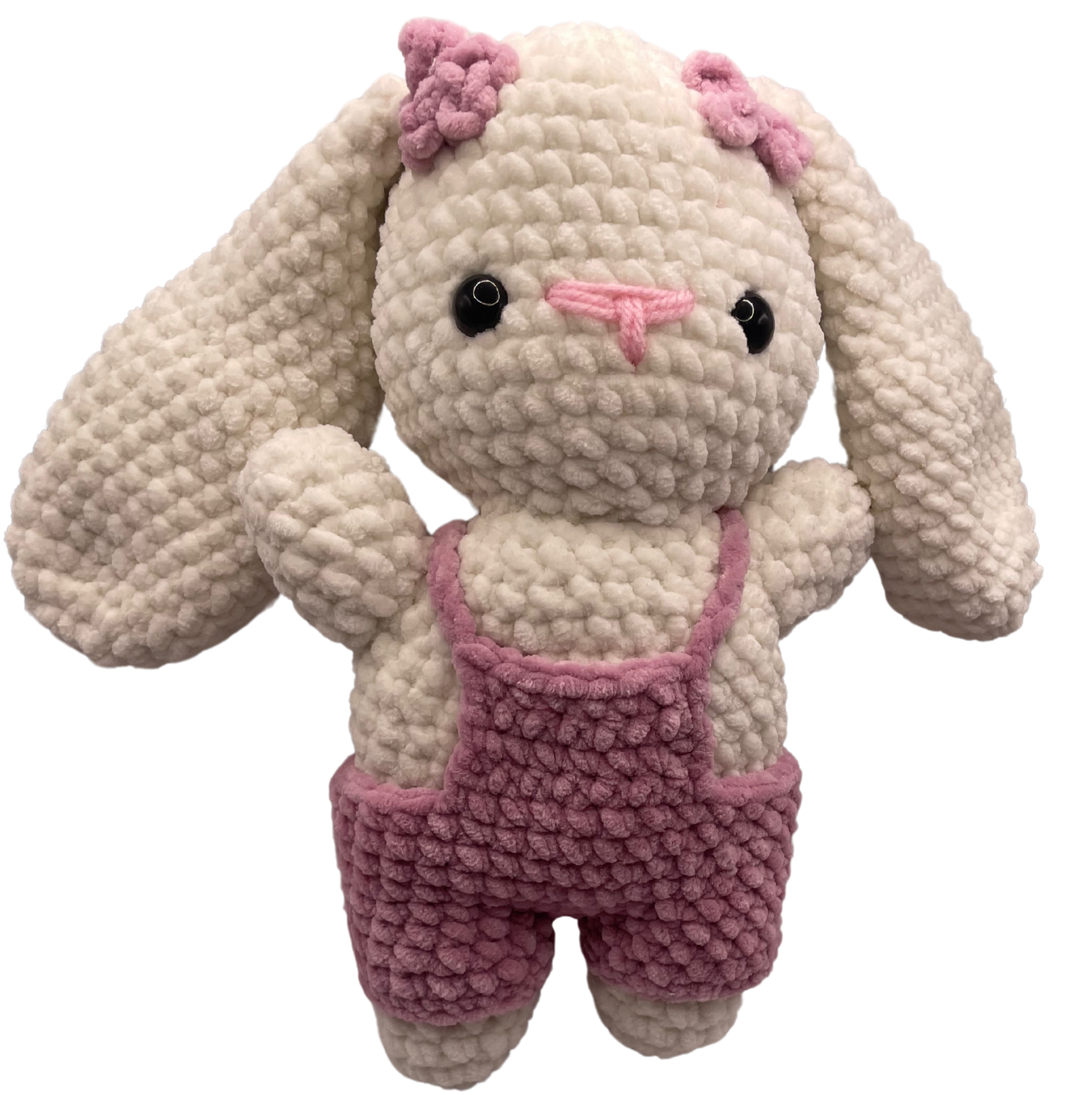 gehäkelter Hase bekleidet