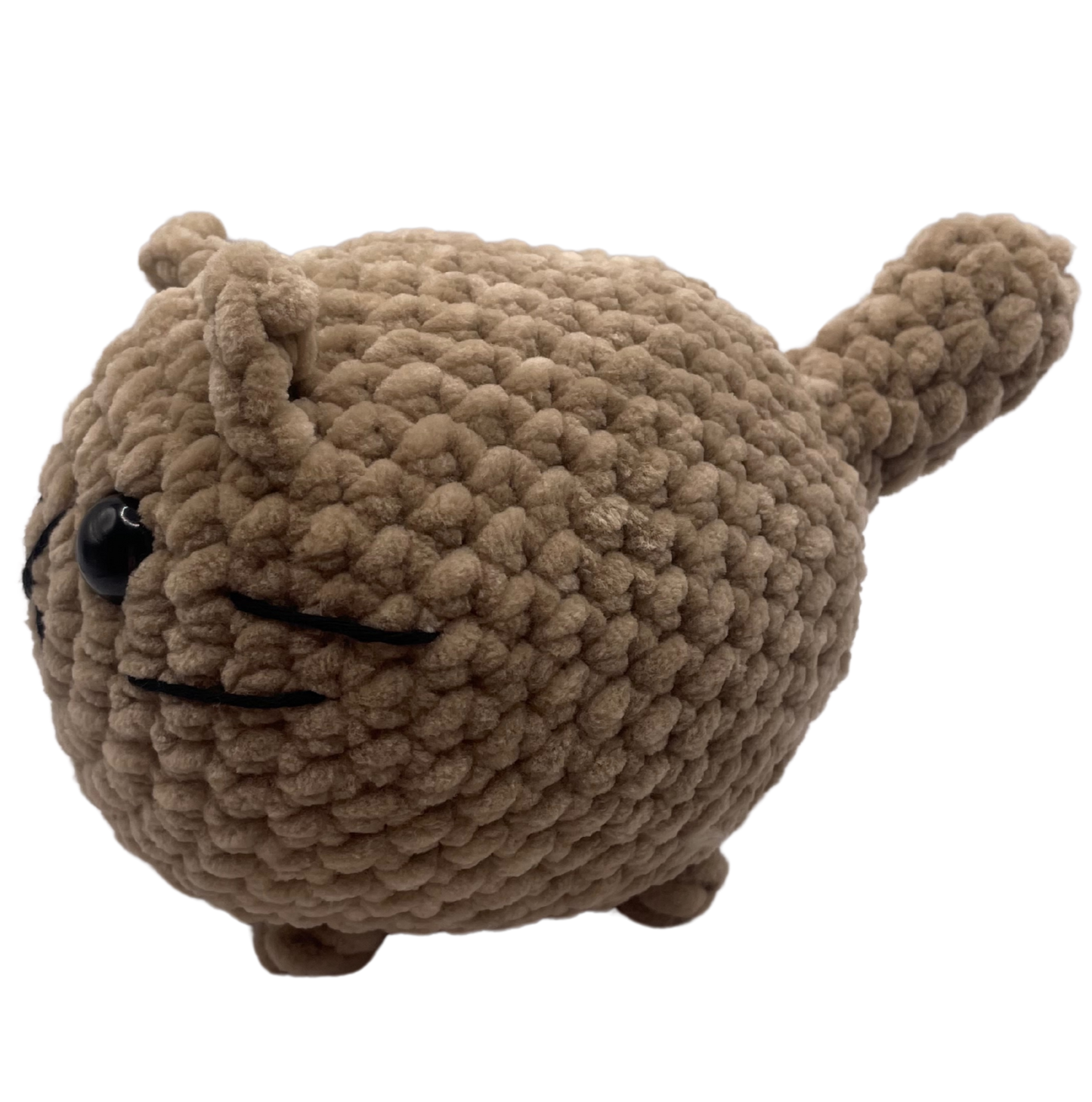 gehäkelte Loaf-Cat einfarbig