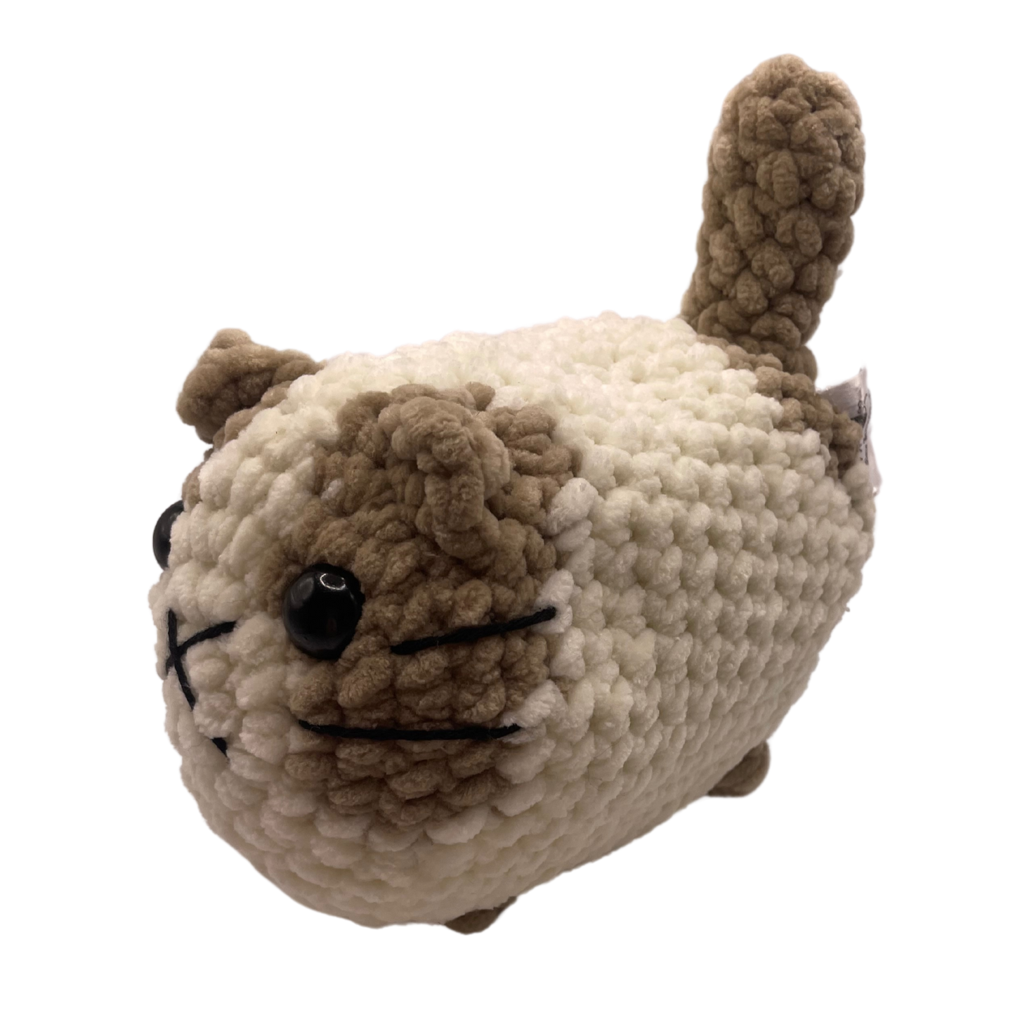 gehäkelte LoafCat mehrfarbig