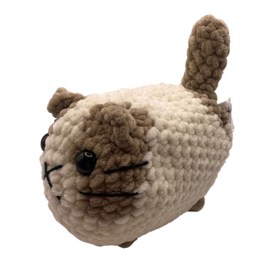 gehäkelte LoafCat mehrfarbig