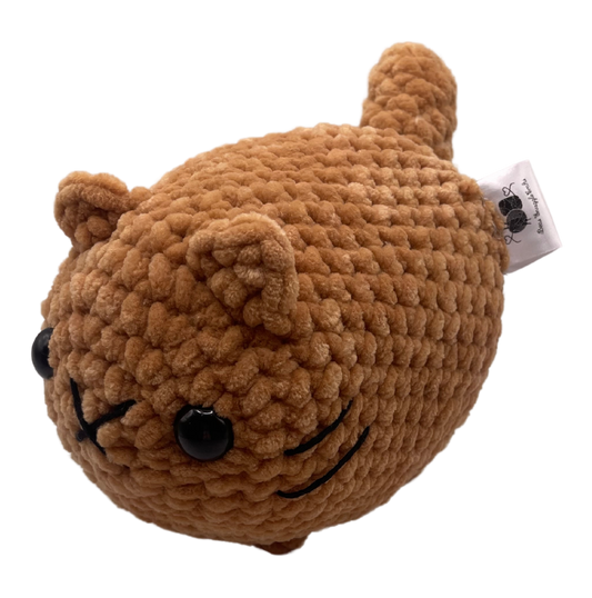 gehäkelte Loaf-Cat einfarbig