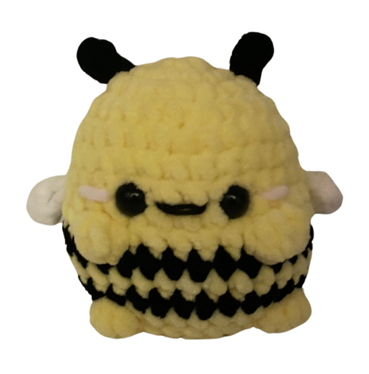 gehäkelte Chubby-Biene hellgelb